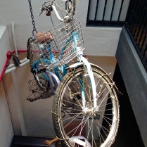 Suspended bike!